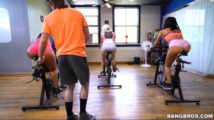 Big ass exercise bike 